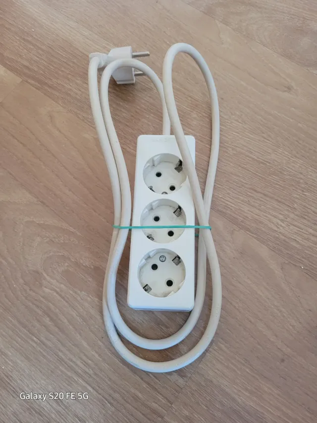 Regleta alargador 3 tomas