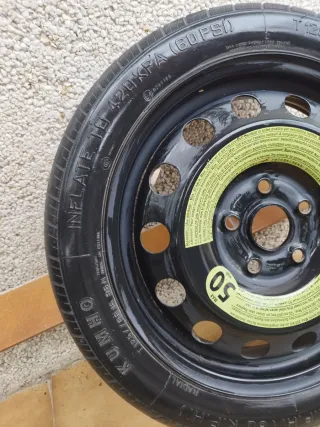 Rueda repuesto Kumho.Llanta Audi VW Seat.Galleta