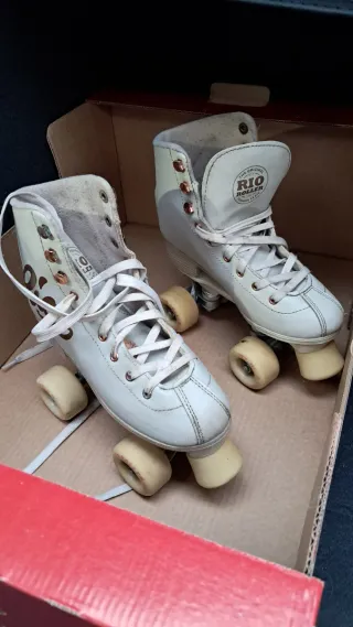 Patines Rio Roller 4 ruedas blancos