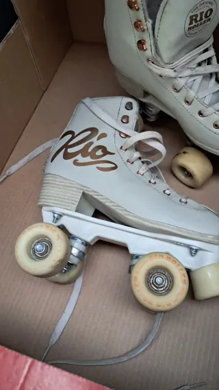 Patines Rio Roller 4 ruedas blancos