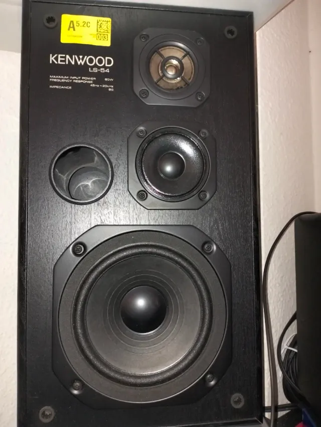 Amplificador Kenwood, Tuner ecualizador, altavoces