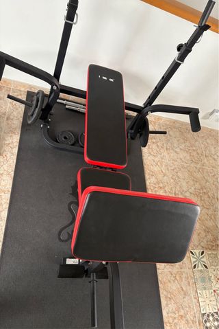 Banco Musculación Multifuncional Plegable ISE