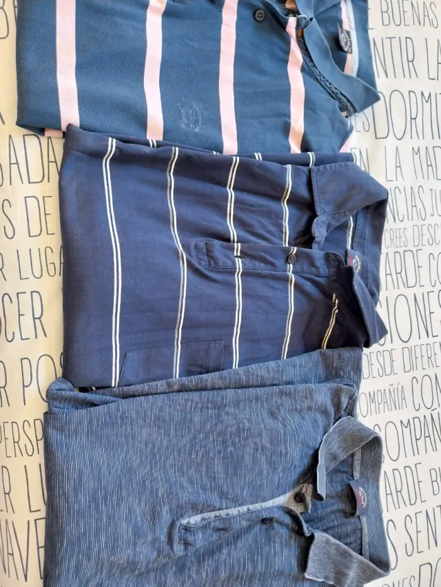 Lote 3 polos Paul & Shark Talla 4XL