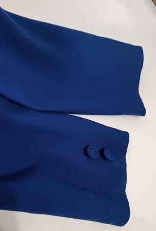 Traje Falda Azul Klein T. M Caramelo