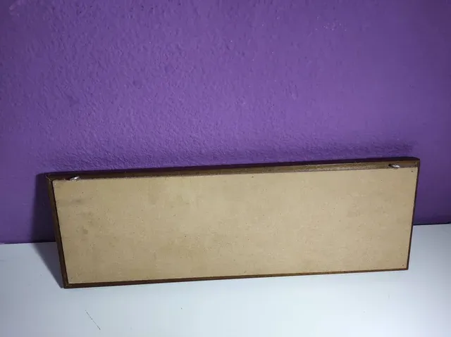 Perchero madera y cerámica