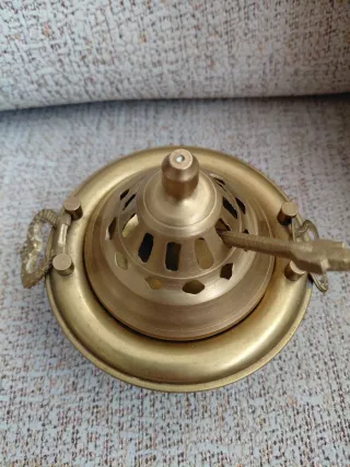 Brasero de bronce y latón