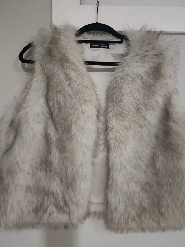 Chaleco de pelo SHEIN talla única