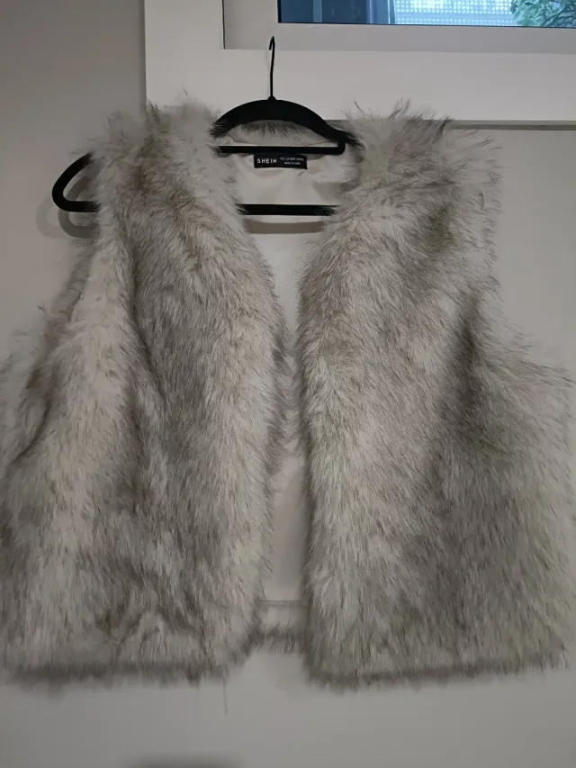 Chaleco de pelo SHEIN talla única