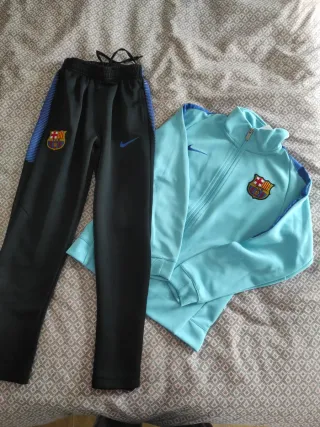 Chándal Nike FC Barcelona Azul y Negro Talla 11/12