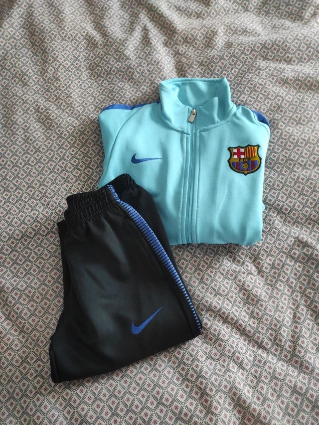 Chándal Nike FC Barcelona Azul y Negro Talla 11/12