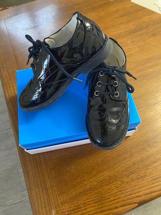 Scarpe eleganti nere lucide bambino n 28