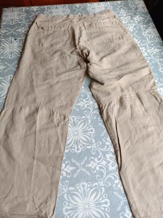 Pantalón Armani Jeans Vintage Talla 46 Beige