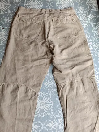 Pantalón Armani Jeans Vintage Talla 46 Beige