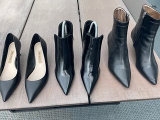 Lote 2 pares botines y zapato salón ZARA.