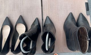 Lote 2 pares botines y zapato salón ZARA.