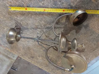 Lampadario in ottone