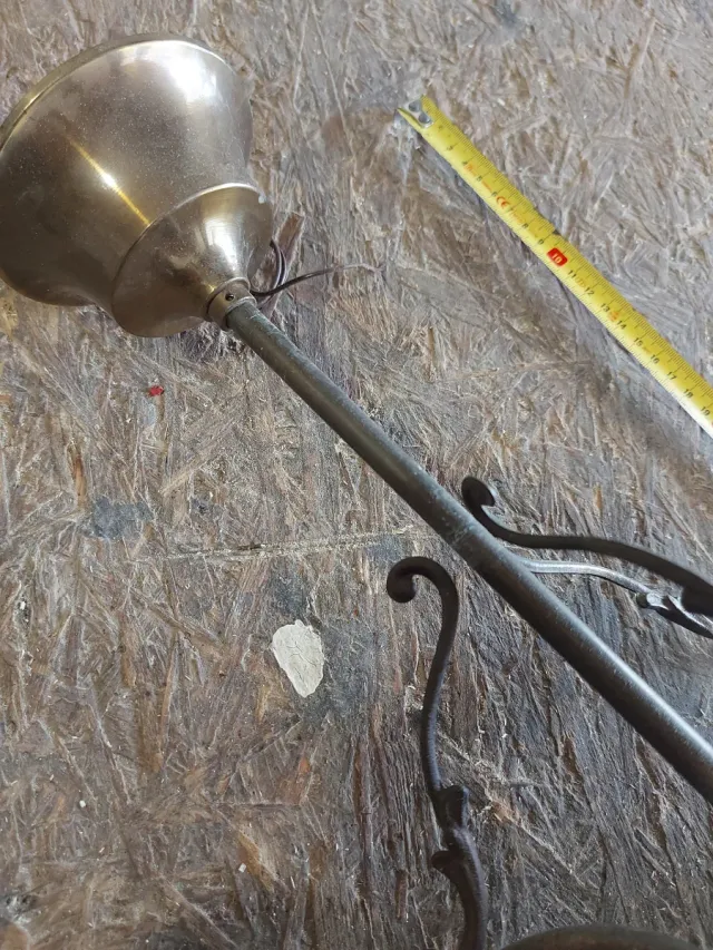 Lampadario in ottone