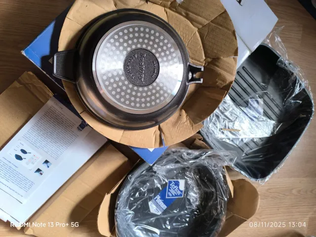 Set 3 sartenes BergHOFF aluminio inyectado.