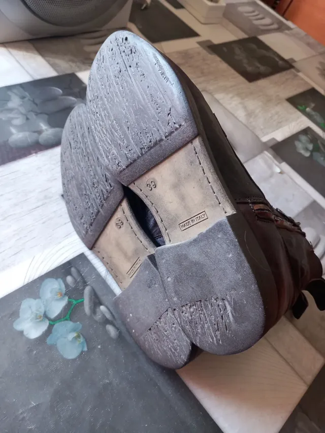 Botas Otto Kern Cuero Italiano Marrón