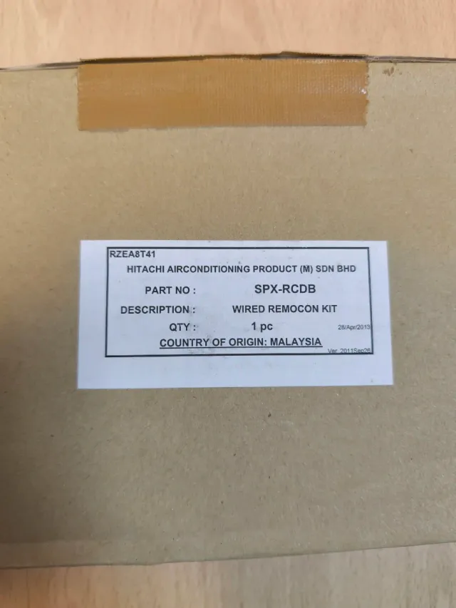 Mando por cable Hitachi SPX-RCDB