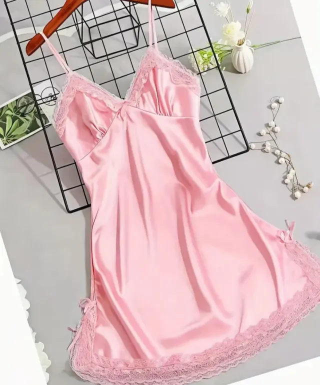 Completo intimo rosa