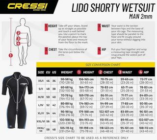 A ESTRENAR Traje Neopreno Cressi Lido Azul 3XL