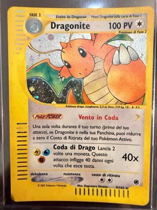 Dragonite holo 9/165 Expedition ITA