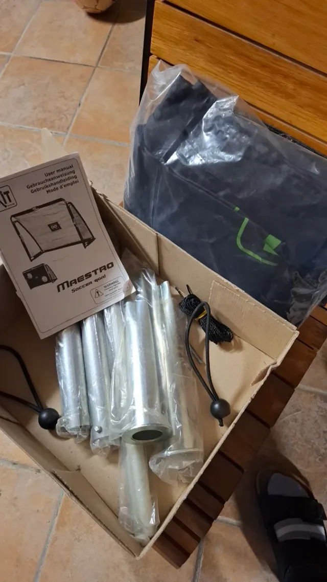 Portería de fútbol pequeña 180x120cm