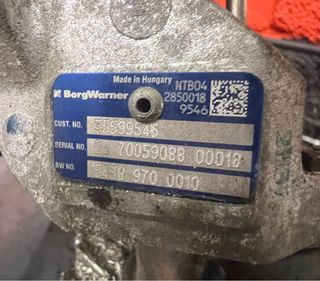 Turbo BorgWarner 55599546 B16DTH