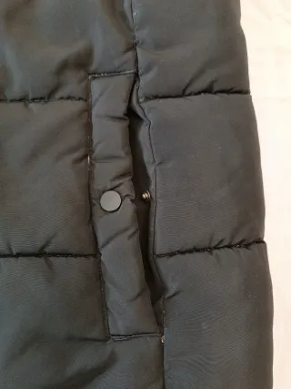 Chaleco acolchado hombre negro