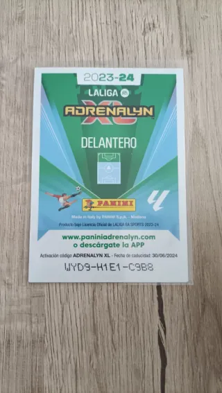 Cromo Card Raphinha edición limitada 2023/2024