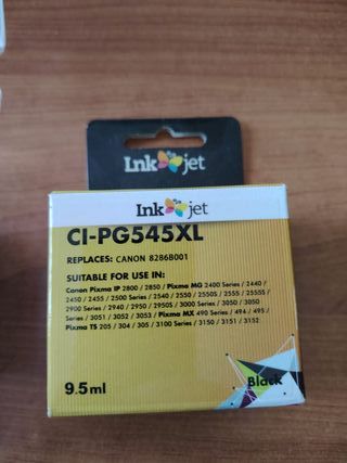 Pack 4 Cartuchos Tinta Canon PG-545XL y CL-546XL