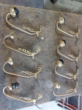 Set accessori applique oro