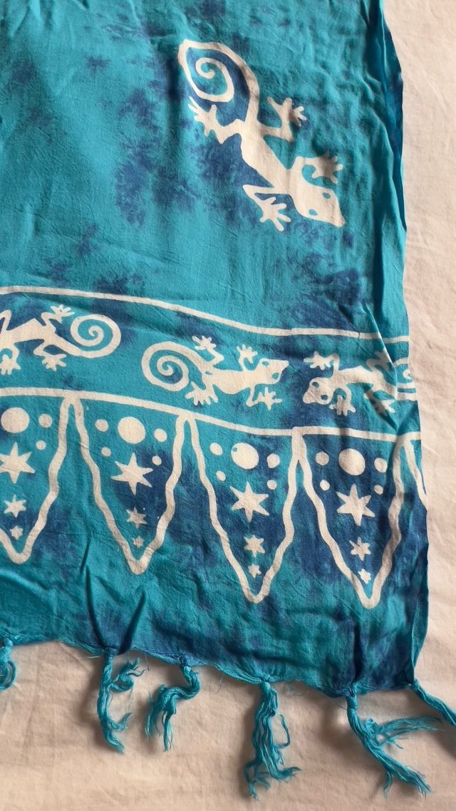 Pareo Azul Tie-Dye 160x120 cm