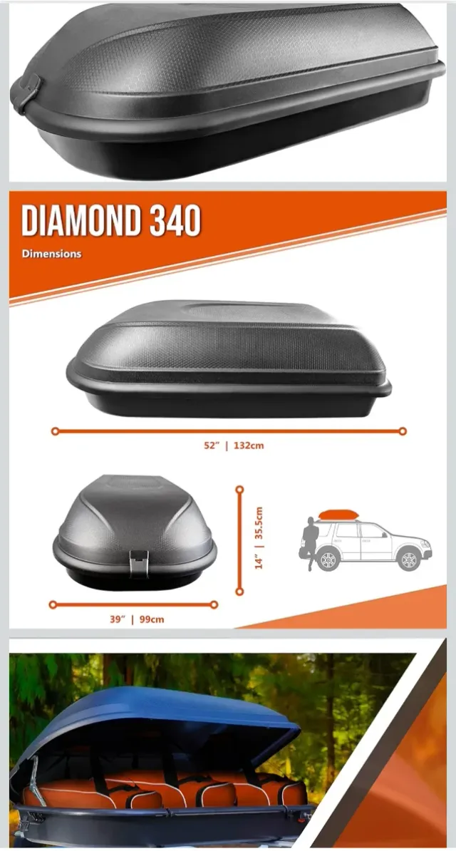 Box auto portatutto DIAMOND 340