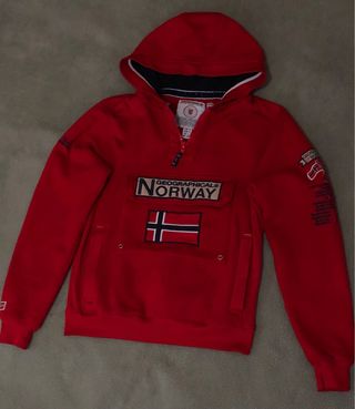 Jersey Geographical Norway Rojo