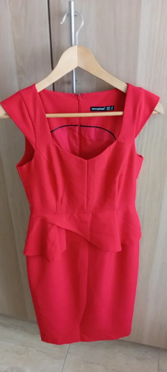 Vestido Peplum Atmosphere Rojo Talla M