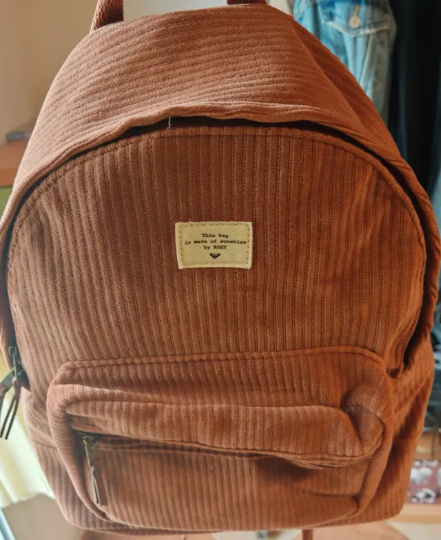 Mochila Roxy Marrón Pana