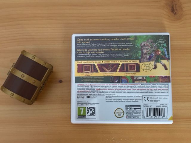 Zelda A Link Between Worlds Nintendo 3DS + Cofre