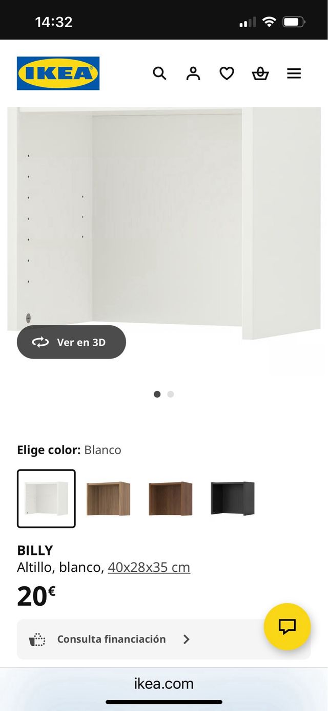 Estantería Billy Ikea Blanca