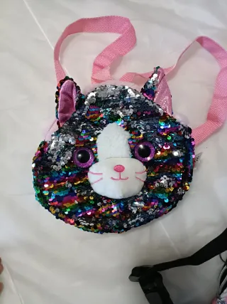 Lote: Mochila Gato + Riñonera + Estuche