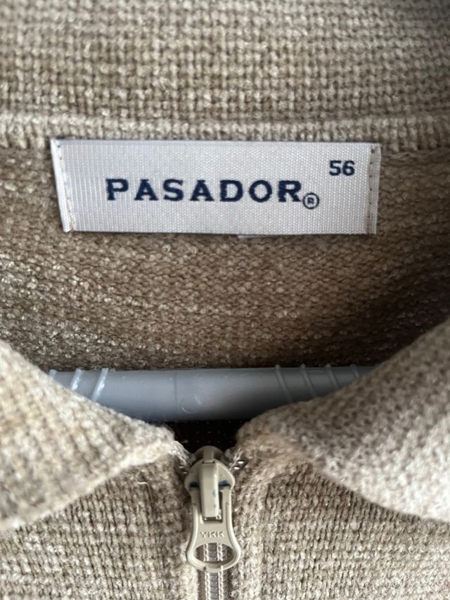 Jersey PASADOR cremallera beige talla XL