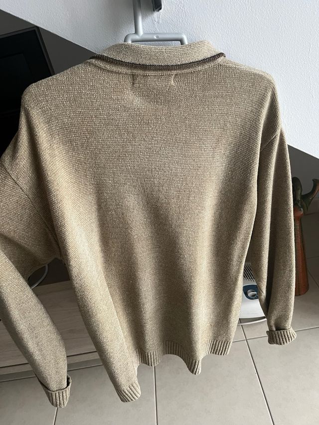 Jersey PASADOR cremallera beige talla XL