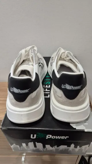 Scarpe U-Power uomo grigio/bianco