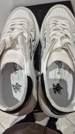 Scarpe U-Power uomo grigio/bianco