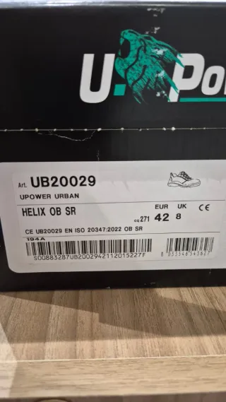 Scarpe U-Power uomo grigio/bianco