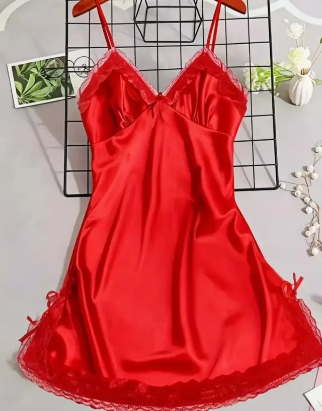 Completo intimo rosso