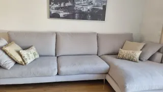 Sofá Chaiselongue tapicería antimanchas Aquaclean