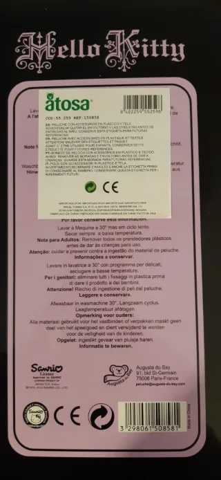 Hello Kitty Góticas Peluche (2 Muñecas)