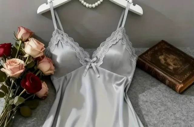 Completo intimo seta pizzo